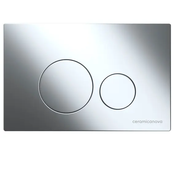 СИСТЕМА ИНСТАЛЛЯЦИИ ДЛЯ УНИТАЗОВ CERAMICA NOVA ENVISION С КНОПКОЙ СМЫВА ROUND ЦВЕТ ХРОМ И КРЕПЛЕНИЯМИ