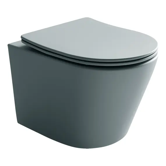 ПОДВЕСНОЙ УНИТАЗ BALEARICA CERAMICA NOVA RIMLESS АНТРАЦИТ МАТОВЫЙ