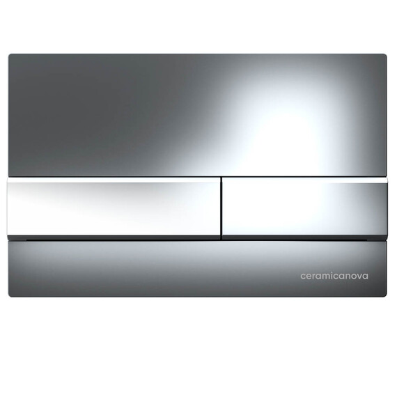 СИСТЕМА ИНСТАЛЛЯЦИИ ДЛЯ УНИТАЗОВ CERAMICA NOVA ENVISION С КНОПКОЙ СМЫВА FLAT ЦВЕТ ХРОМ, КРЕПЛЕНИЯМИ