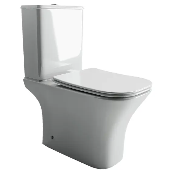 НАПОЛЬНЫЙ  УНИТАЗ С БАЧКОМ CERAMICA NOVA ALFA RIMLESS