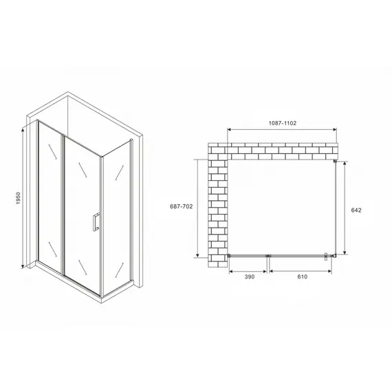 ДУШЕВОЙ УГОЛОК ABBER SONNENSTRAND AG04110S-S70