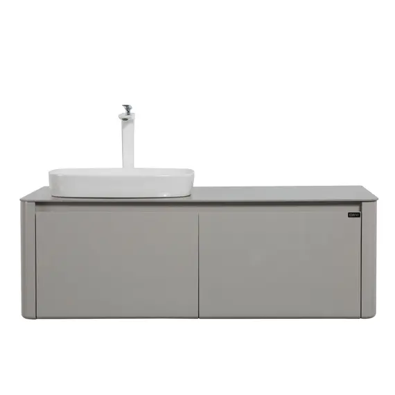 ТУМБА С РАКОВИНОЙ BLACK & WHITE U915.1200L BLUM МЕТАЛЛИЧЕСКИЙ ЯЩИК И КЕРАМОГРАНИТ РАКОВИНА 120X54.5X40