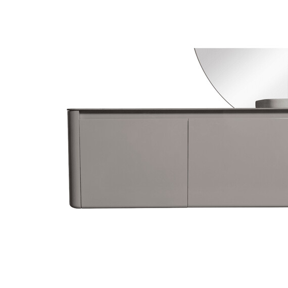 ТУМБА С РАКОВИНОЙ BLACK & WHITE U915.1400R BLUM МЕТАЛЛИЧЕСКИЙ ЯЩИК И КЕРАМОГРАНИТ РАКОВИНА 140X54.5X40