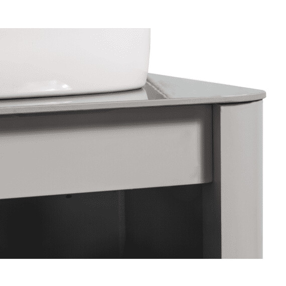 ТУМБА С РАКОВИНОЙ BLACK & WHITE U915.1600R BLUM МЕТАЛЛИЧЕСКИЙ ЯЩИК И КЕРАМОГРАНИТ РАКОВИНА 159.4X54.5X40