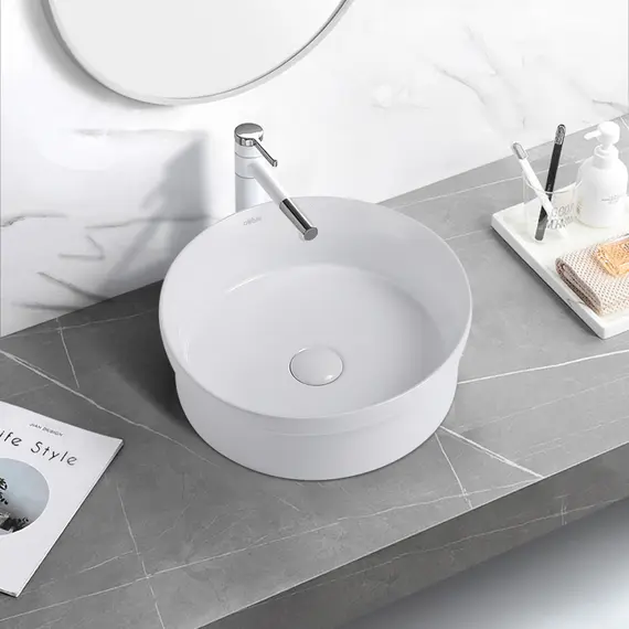 РАКОВИНА НАКЛАДНАЯ ABBER BEQUEM AC2103 БЕЛАЯ