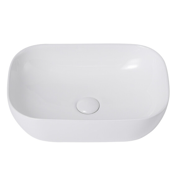 РАКОВИНА НАКЛАДНАЯ ABBER RECHTECK AC2200 БЕЛАЯ