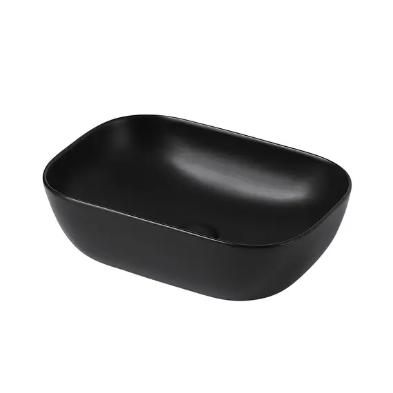 РАКОВИНА НАКЛАДНАЯ ABBER RECHTECK AC2200MB ЧЕРНАЯ МАТОВАЯ