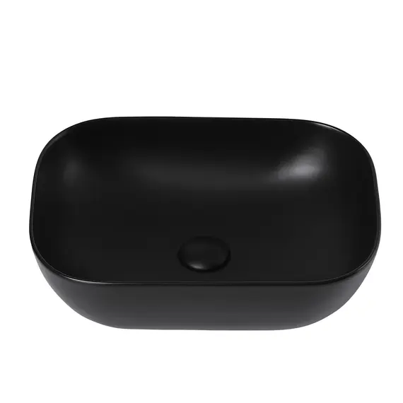 РАКОВИНА НАКЛАДНАЯ ABBER RECHTECK AC2200MB ЧЕРНАЯ МАТОВАЯ