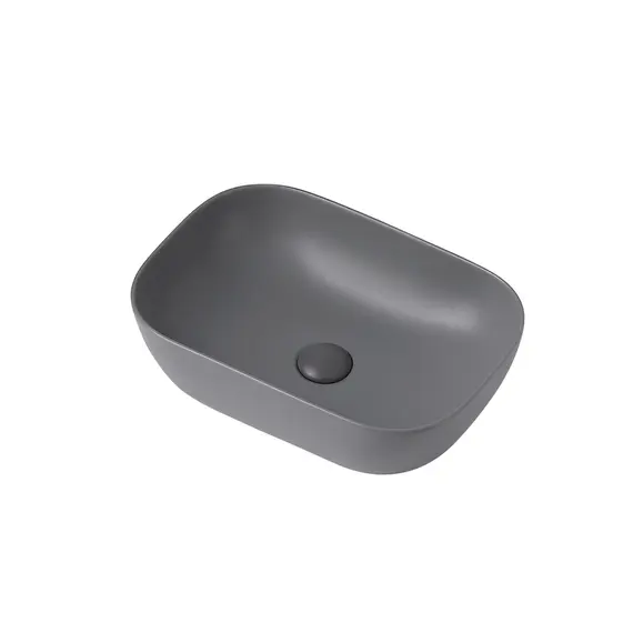 РАКОВИНА НАКЛАДНАЯ ABBER RECHTECK AC2200MG СЕРАЯ МАТОВАЯ