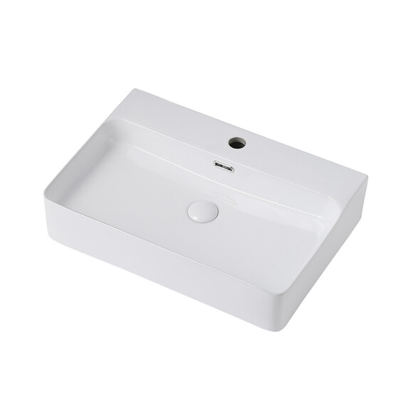 РАКОВИНА НАКЛАДНАЯ ABBER RECHTECK AC2201 БЕЛАЯ