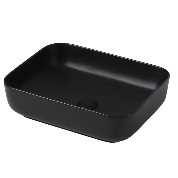 РАКОВИНА НАКЛАДНАЯ ABBER RECHTECK AC2202MB ЧЕРНАЯ МАТОВАЯ