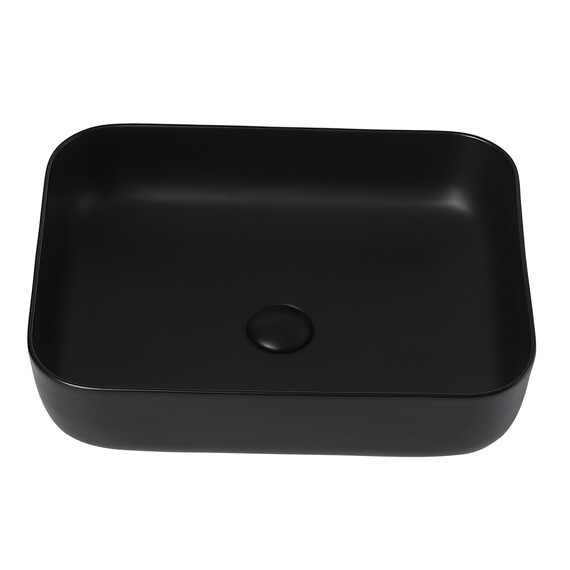 РАКОВИНА НАКЛАДНАЯ ABBER RECHTECK AC2202MB ЧЕРНАЯ МАТОВАЯ