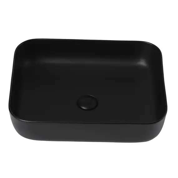 РАКОВИНА НАКЛАДНАЯ ABBER RECHTECK AC2202MB ЧЕРНАЯ МАТОВАЯ