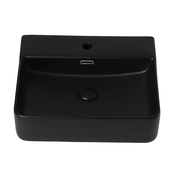 РАКОВИНА НАКЛАДНАЯ ABBER RECHTECK AC2203MB ЧЕРНАЯ МАТОВАЯ