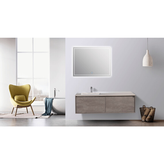 ТУМБА С РАКОВИНОЙ BLACK & WHITE U909.1500 HOPPER МЕТАЛЛИЧЕСКИЙ ЯЩИК И КВАРЦЕВАЯ РАКОВИНА 149.4X58.2X45