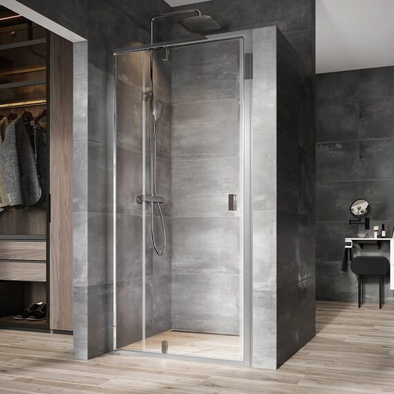 ДУШЕВАЯ ДВЕРЬ RAVAK NEXTY NDOP2-120 БЛЕСТЯЩИЙ+ТРАНСПАРЕНТ