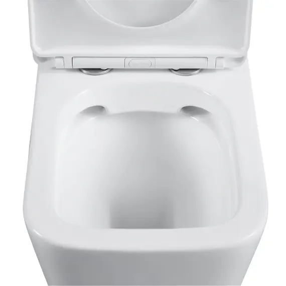 УНИТАЗ КОМПАКТ BLACK & WHITE W-7703 P-TRAP, GEBERIT, RIMLESS 64X36X84