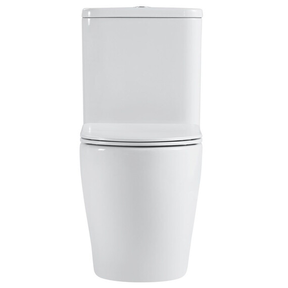 УНИТАЗ КОМПАКТ BLACK & WHITE W-7789 P-TRAP, GEBERIT, RIMLESS 62X36X81