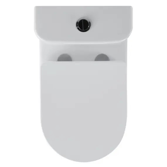 УНИТАЗ КОМПАКТ BLACK & WHITE W-7789 P-TRAP, GEBERIT, RIMLESS 62X36X81