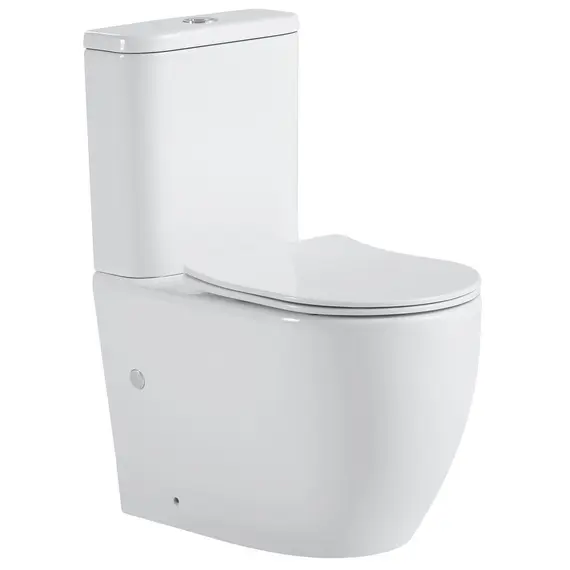 УНИТАЗ КОМПАКТ BLACK & WHITE W-7789 P-TRAP, GEBERIT, RIMLESS 62X36X81