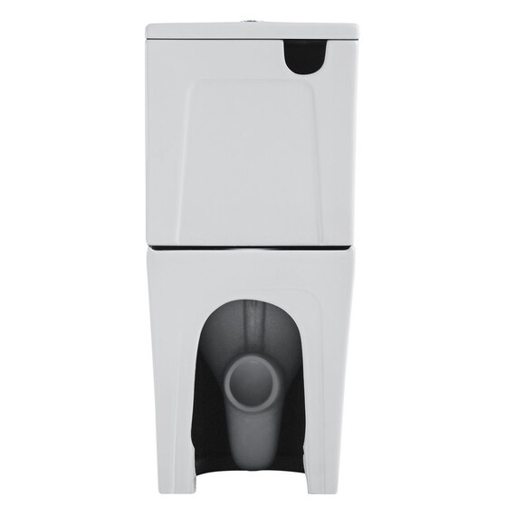 УНИТАЗ КОМПАКТ BLACK & WHITE W-7792 P-TRAP, GEBERIT, RIMLESS 66.5X36X84