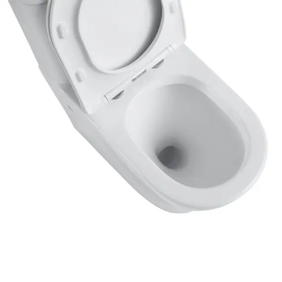 УНИТАЗ КОМПАКТ BLACK & WHITE W-7792 P-TRAP, GEBERIT, RIMLESS 66.5X36X84