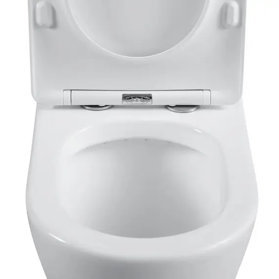 УНИТАЗ КОМПАКТ BLACK & WHITE W-7792 P-TRAP, GEBERIT, RIMLESS 66.5X36X84