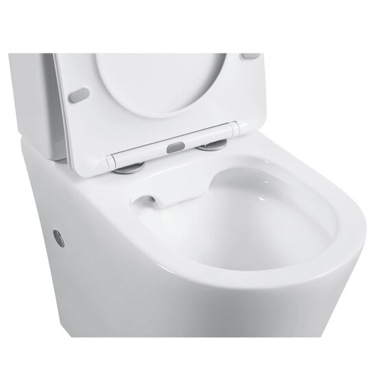 УНИТАЗ КОМПАКТ BLACK & WHITE W-7793 P-TRAP, GEBERIT, RIMLESS 61X36X85 УНИТАЗ КОМПАКТ BLACK & WHITE W-7793 P-TRAP, GEBERIT, RIMLESS 61X36X85
