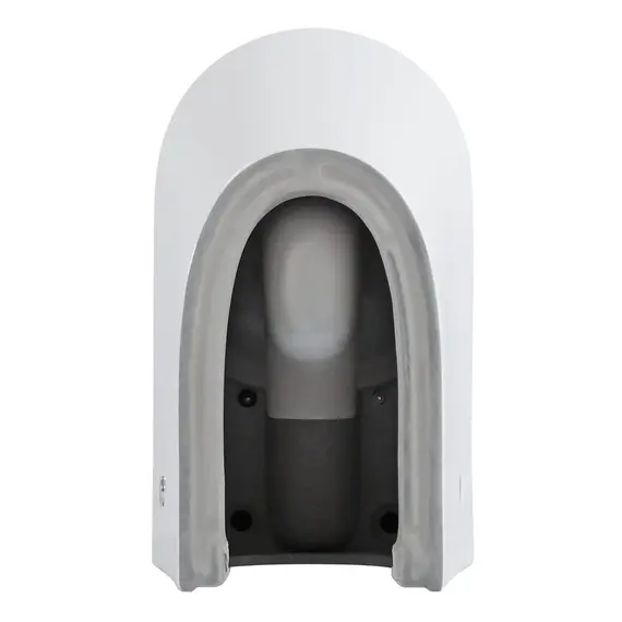 УНИТАЗ КОМПАКТ BLACK & WHITE W-7793 P-TRAP, GEBERIT, RIMLESS 61X36X85