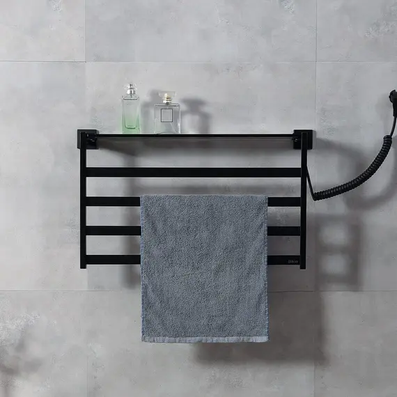 ПОЛОТЕНЦЕСУШИТЕЛЬ N-333B MATT BLACK 58Х35X13