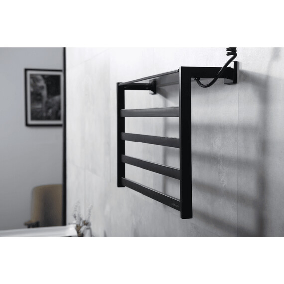 ПОЛОТЕНЦЕСУШИТЕЛЬ N-333B MATT BLACK 58Х35X13