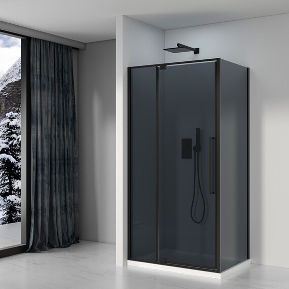 ДУШЕВОЙ УГОЛОК BLACK & WHITE S812 BG 100Х100Х195