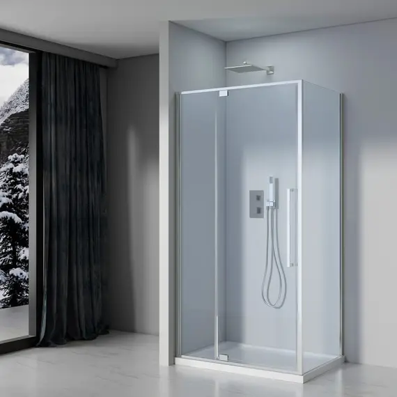 ДУШЕВОЙ УГОЛОК BLACK & WHITE S818 CC 100Х80Х195