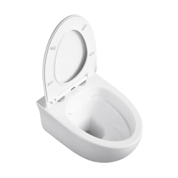 ПОДВЕСНОЙ УНИТАЗ BLACK & WHITE W-751 RIMLESS 53X37.5X38