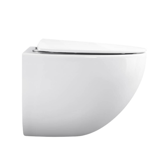 ПОДВЕСНОЙ УНИТАЗ BLACK & WHITE W-751 RIMLESS 53X37.5X38