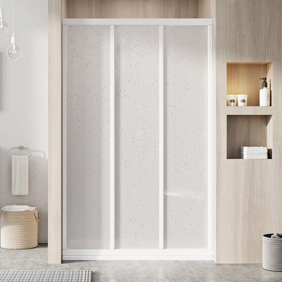 ДУШЕВАЯ ДВЕРЬ RAVAK SUPERNOVA ASDP3-80 СМ БЕЛЫЙ ПРОФИЛЬ, МАТОВЫЙ ПОЛИСТИРОЛ