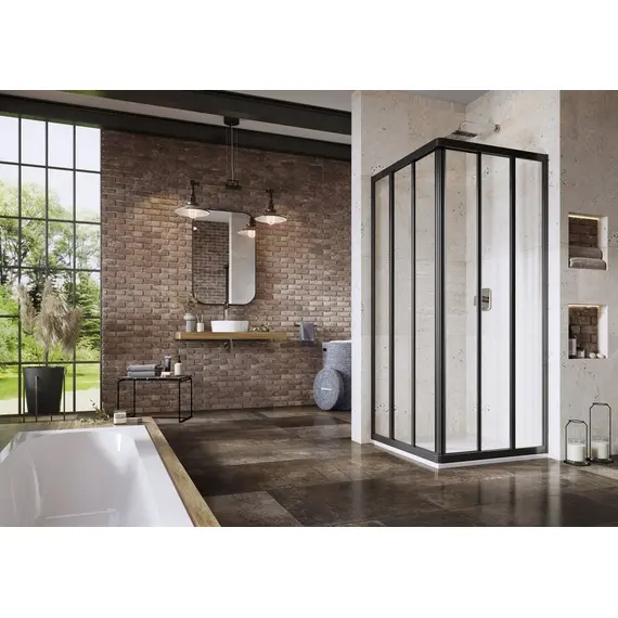 ДУШЕВОЙ УГОЛОК RAVAK SUPERNOVA ASRV3-80 198 САТИН+TRANSPARENT