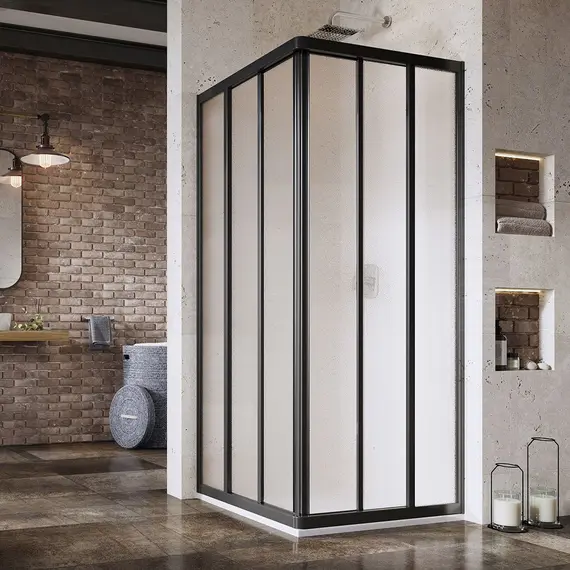 ДУШЕВОЙ УГОЛОК RAVAK SUPERNOVA ASRV3-90-198 ЧЕРНЫЙ+GRAPE