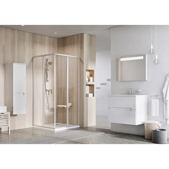 ДУШЕВОЙ УГОЛОК RAVAK SUPERNOVA ASRV3-90-198 ЧЕРНЫЙ+TRANSPARENT