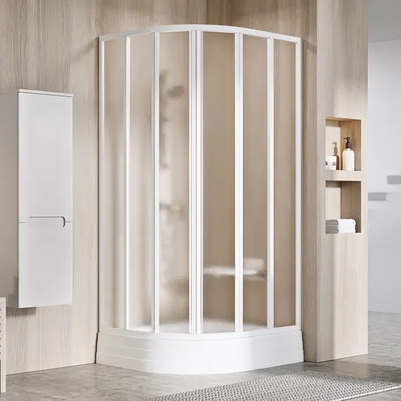 ДУШЕВОЙ УГОЛОК RAVAK SUPERNOVA SKKP6-90 СМ БЕЛЫЙ ПРОФИЛЬ, МАТОВОЕ СТЕКЛО