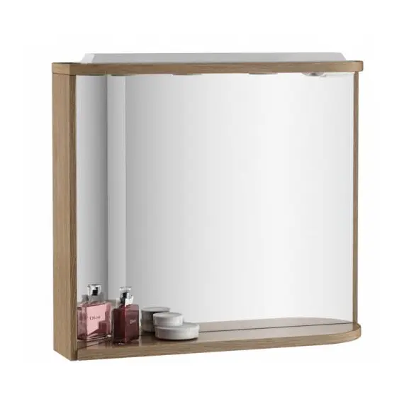 ЗЕРКАЛО RAVAK ROSA С ПОЛКОЙ M 780 L КАППУЧИНО/БЕЛЫЙ