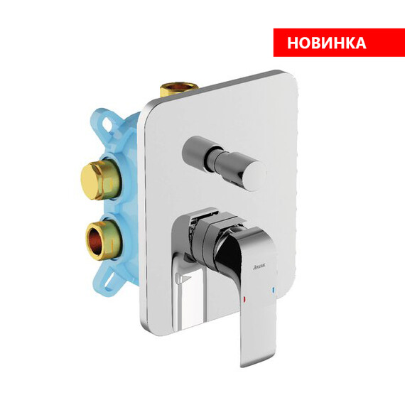 СМЕСИТЕЛЬ НАСТЕННЫЙ С ПЕРЕКЛЮЧАТЕЛЕМ RAVAK FL 065.00 ДЛЯ R-BOX