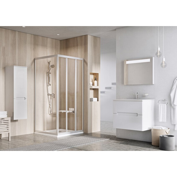 НЕПОДВИЖНАЯ СТЕНКА RAVAK SUPERNOVA APSS-75 198 ЧЕРНЫЙ+TRANSPARENT