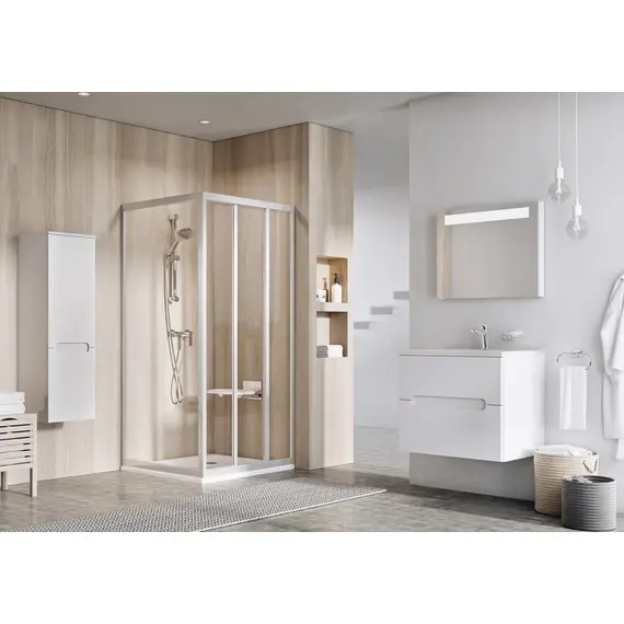 НЕПОДВИЖНАЯ СТЕНКА RAVAK SUPERNOVA APSS-75 198 ЧЕРНЫЙ+TRANSPARENT