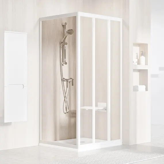 НЕПОДВИЖНАЯ СТЕНКА RAVAK SUPERNOVA APSS-90 198 БЕЛЫЙ+TRANSPARENT