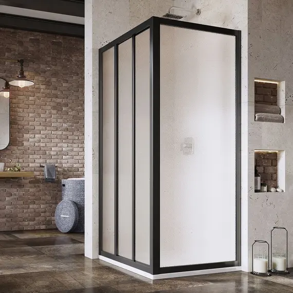 НЕПОДВИЖНАЯ СТЕНКА RAVAK SUPERNOVA APSS-90 198 ЧЕРНЫЙ+GRAPE