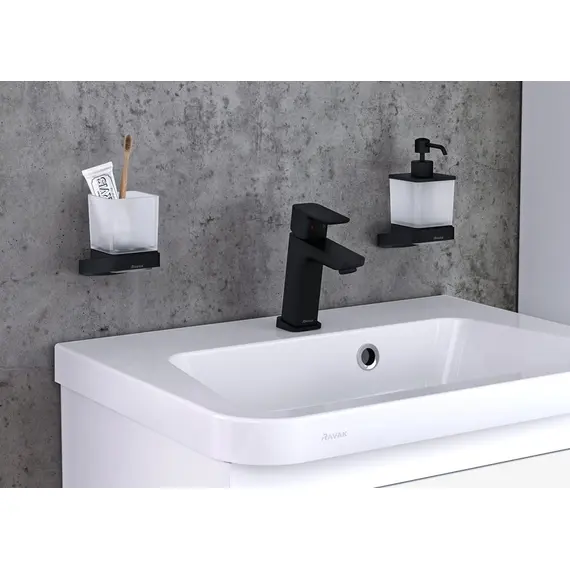 СМЕСИТЕЛЬ ДЛЯ УМЫВАЛЬНИКА RAVAK 10° FREE BLACK -TD F 014.20