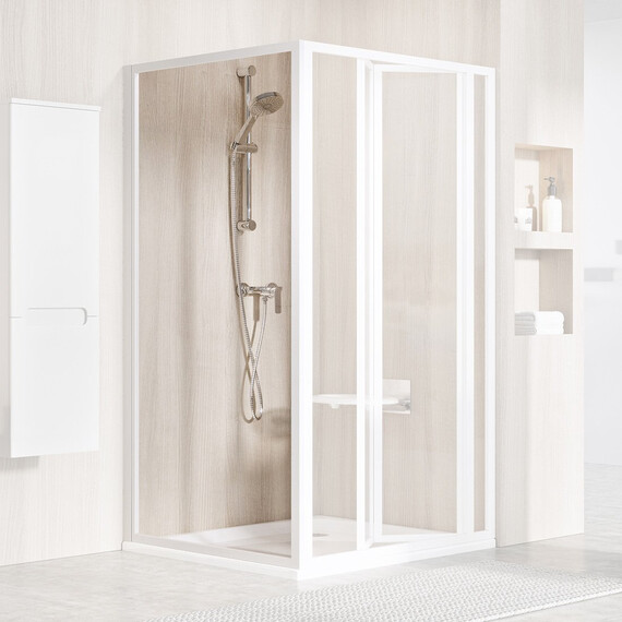 НЕПОДВИЖНАЯ СТЕНКА RAVAK SUPERNOVA PSS-75 195 БЕЛЫЙ+TRANSPARENT