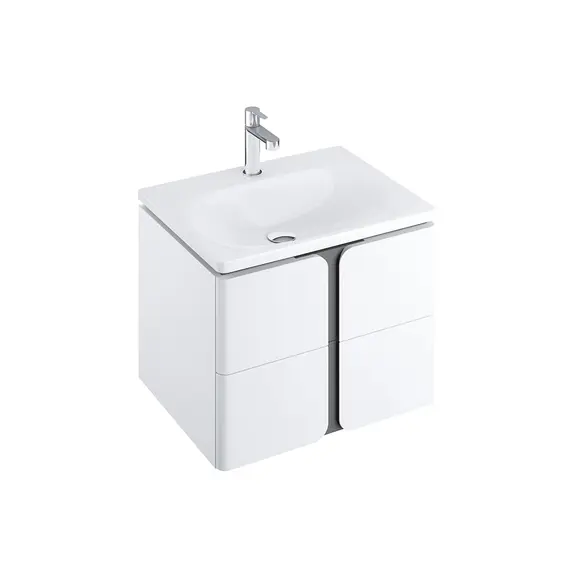 ТУМБА ПОД УМЫВАЛЬНИК RAVAK SD BALANCE 600 БЕЛЫЙ/ГРАФИТ