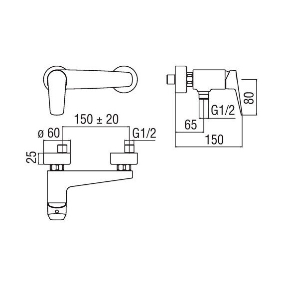 СМЕСИТЕЛЬ ДЛЯ ДУША NOBILI SKY SY97130CR